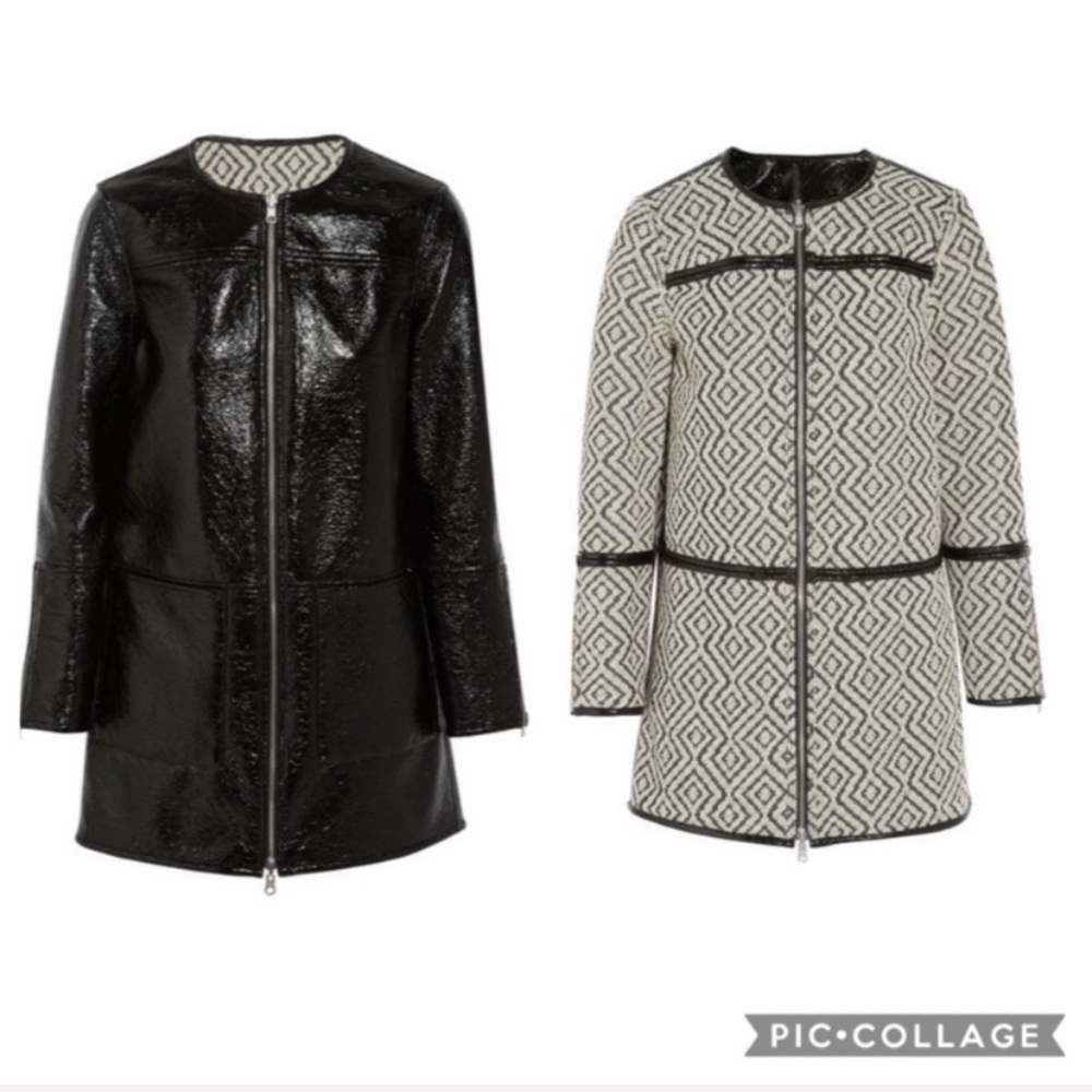 Tory Burch REVERSIBLE lightweight vegan leather jacket. PRICE FIRM!